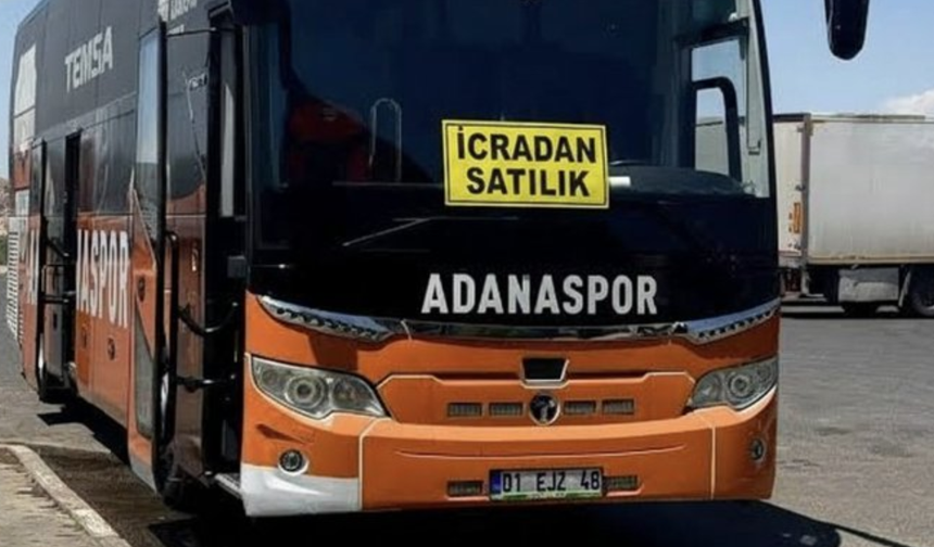 Adanaspor’un hacizli otobüsü satışa çıkıyor! İşte fiyatı...
