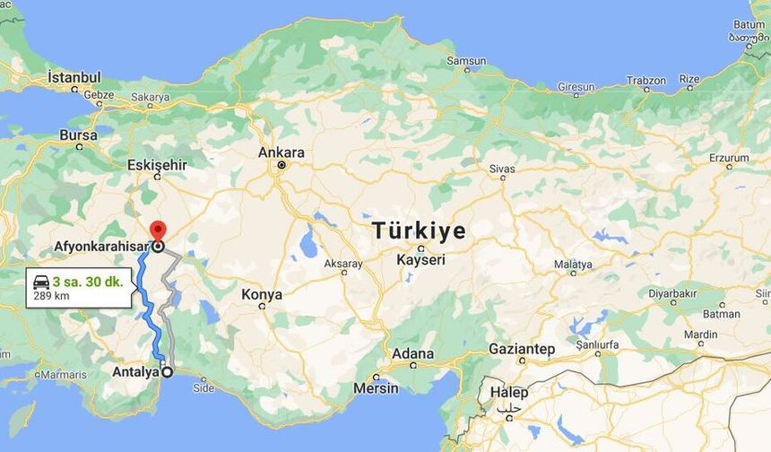 Afyon-Antalya arası kaç km? Afyon-Antalya arası yol ne kadar benzin yakar?