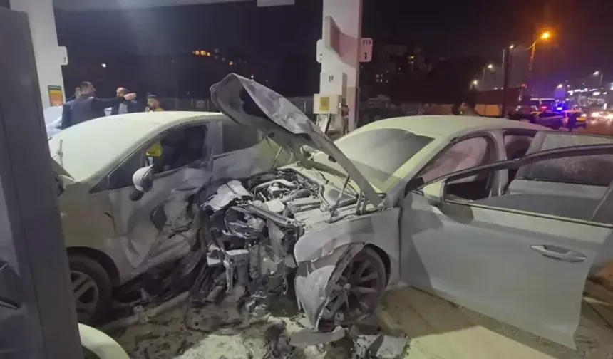 Çekmeköy’de akaryakıt istasyonunda korku dolu anlar!