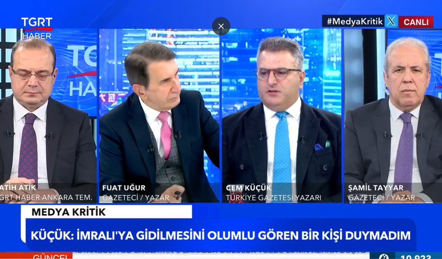 Cem Küçük’ten İmralı ziyareti iddialarına değerlendirme: 'İmralı’ya gidilmesini olumlu gören bir kişi duymadım'