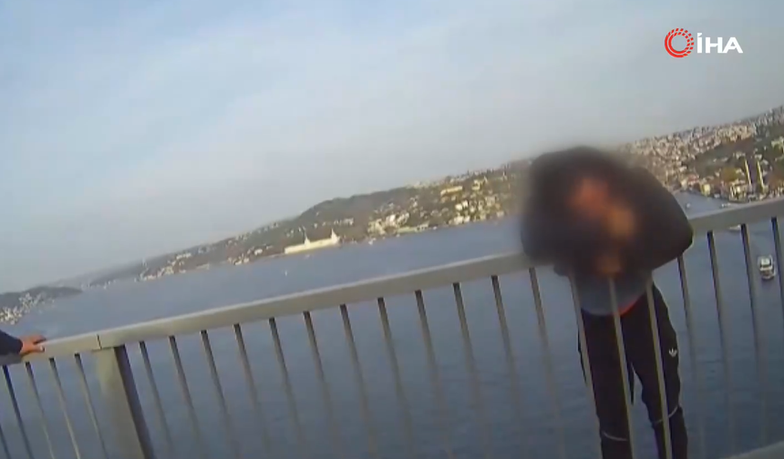 15 Temmuz Şehitler Köprüsü’nde intihar girişimi