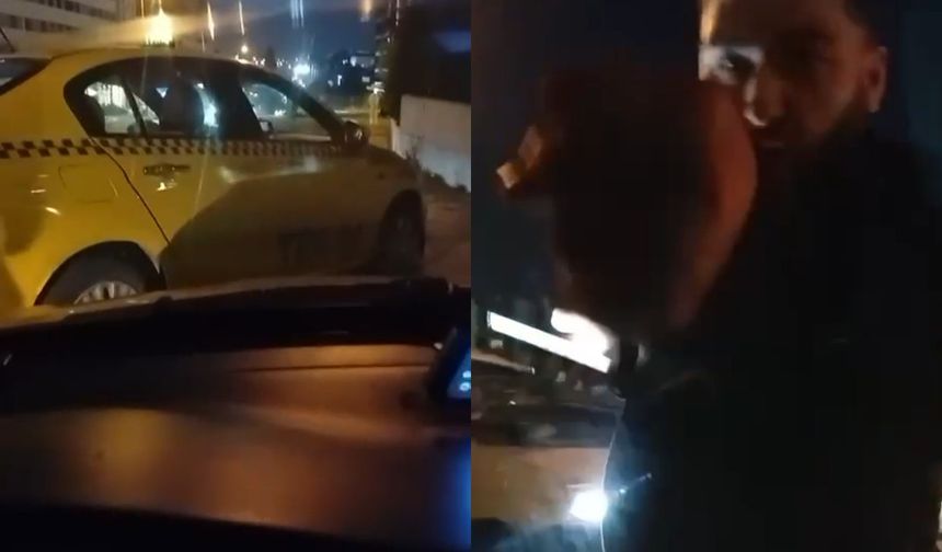 Esenyurt'ta taksiciler arasında yer kavgası: “Burası bizim” diyerek saldırdılar! İşte o anlar