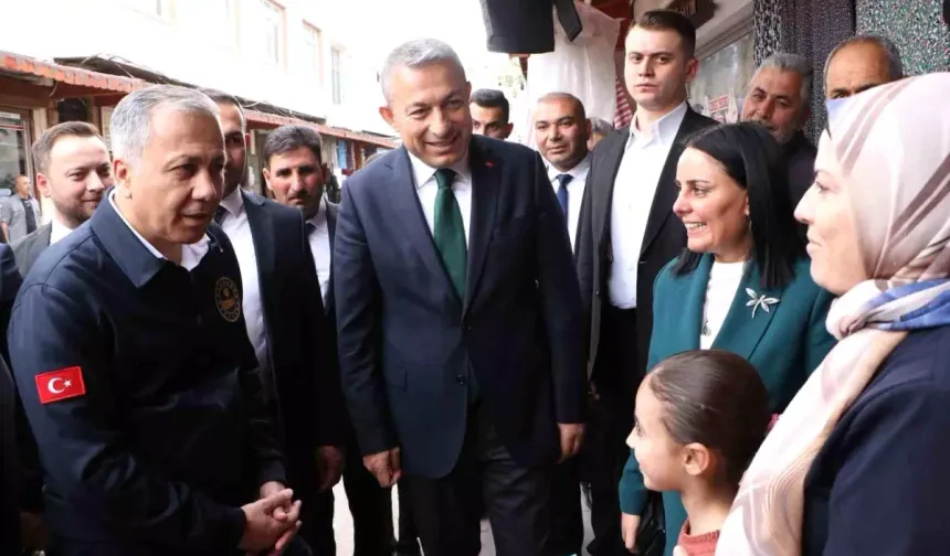 İçişleri Bakanı Ali Yerlikaya, Kilis'te esnaf ziyareti gerçekleştirdi