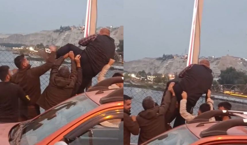 Köprüde intihar girişimi: Sürücüler son anda kurtardı! İşte o anlar