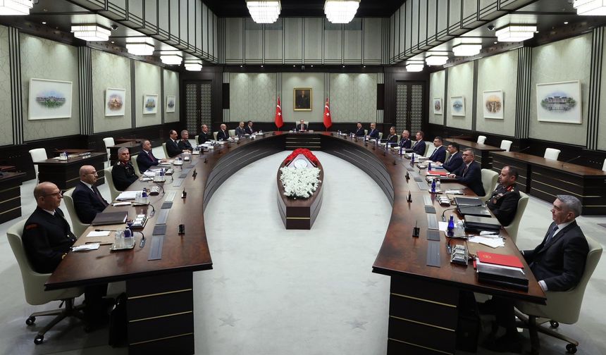 MGK toplantısı Beştepe'de başladı
