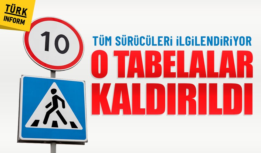 Hız levhası sadeleştirmesi sürüyor: 32 bin 845 tabela kaldırıldı