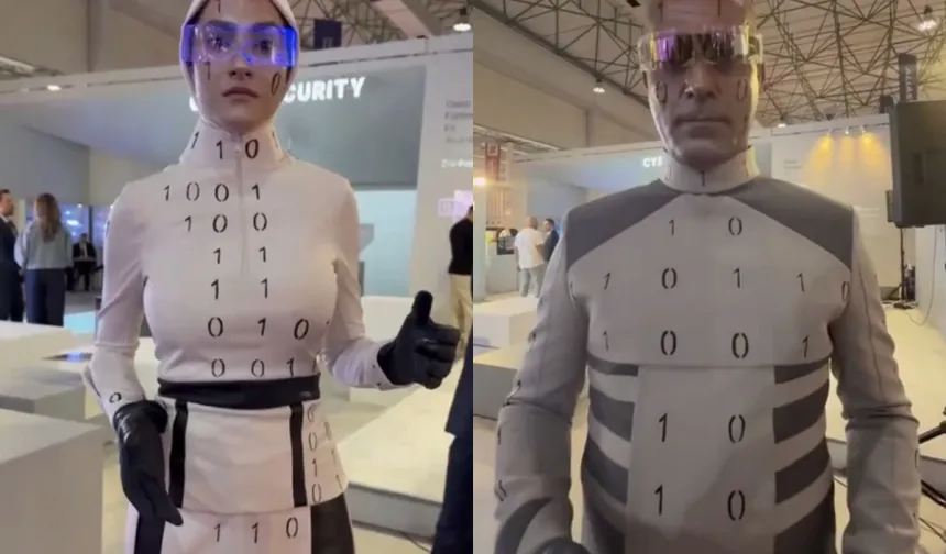 Robot sandılar insan çıktı! Teknoloji fuarında görenleri şaşkınlığa uğratan anlar
