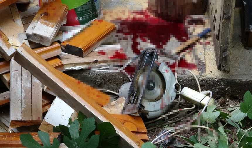 76 yaşındaki adam bacağını elektrikli testereye kaptırdı: Olay yerine gelen torunu gözyaşlarına boğuldu!