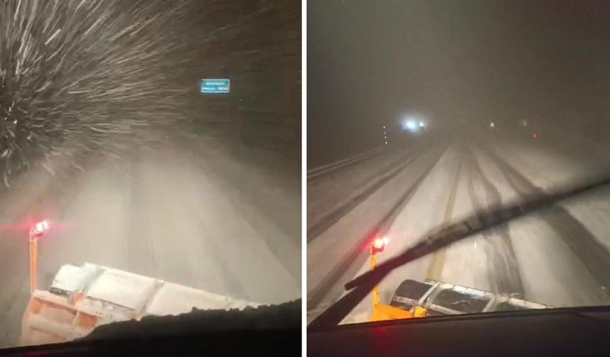 Antalya'ya mevsimin ilk karı düştü! Alacabel geçidi beyaza büründü: Ekipler teyakkuza geçti