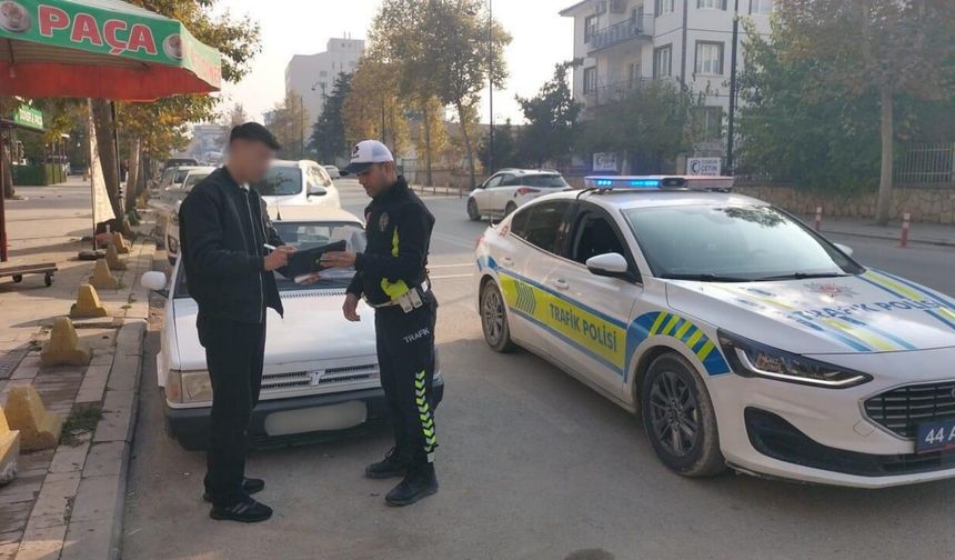 Drift yaparken kameralara yakalandı