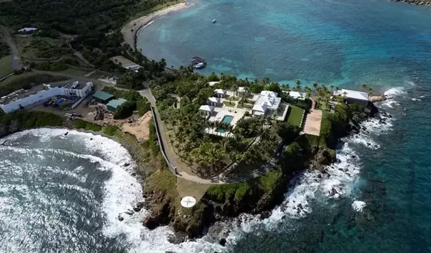 Epstein’ın Karayipler’deki sır adasından görüntüler ilk kez yayımlandı
