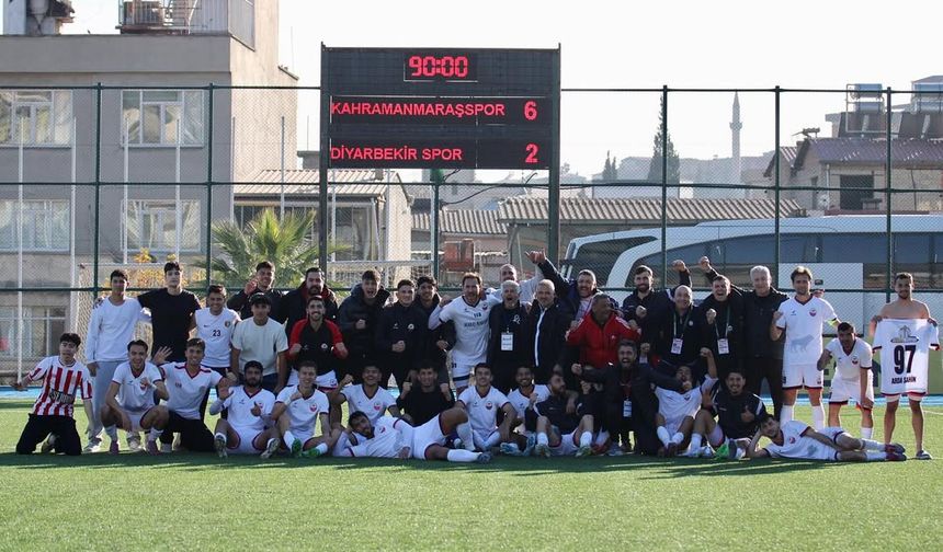 Kahramanmaraşspor’dan iç sahada gol şov: Mehmet Nacır'dan maç sonu takımına övgü