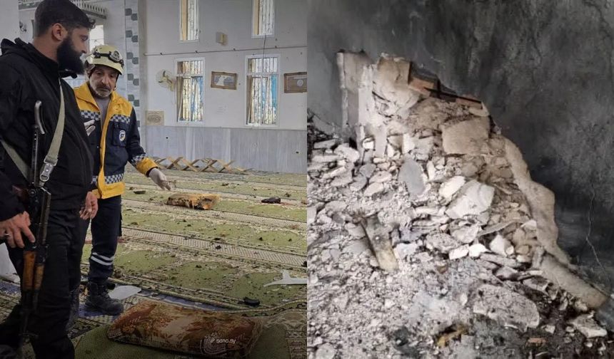 Suriye’de cuma namazı kana bulandı: Camide patlama! Ölü ve yaralılar var