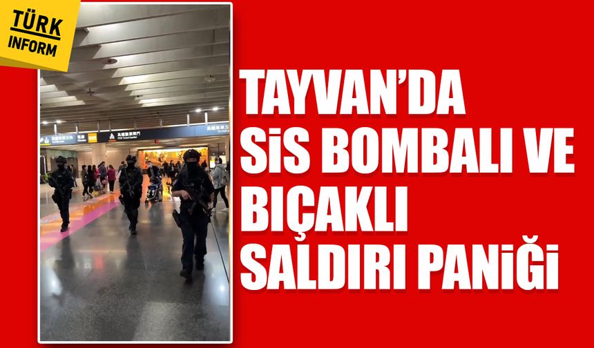 Tayvan'da metro istasyonunda bıçaklı saldırı