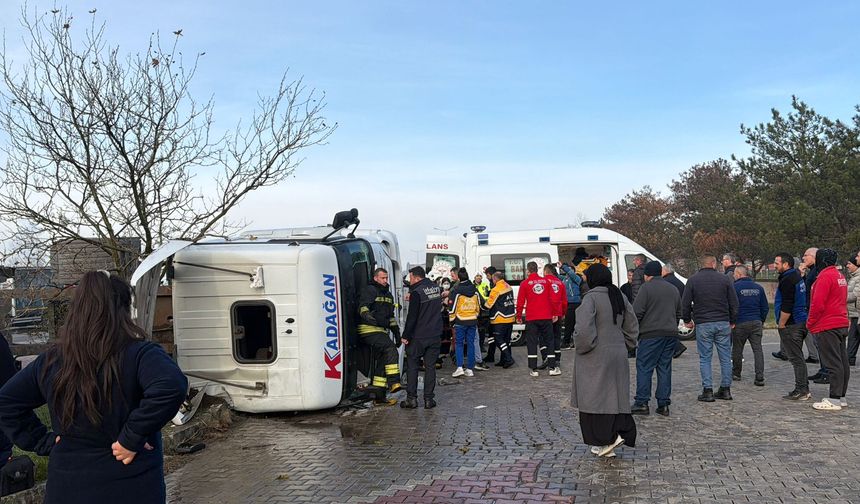 Tekirdağ'da feci kaza! Tır ile panelvan çarpıştı...