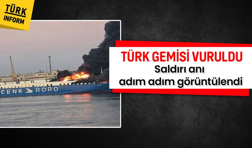 Türk gemisi Ukrayna limanında vuruldu!