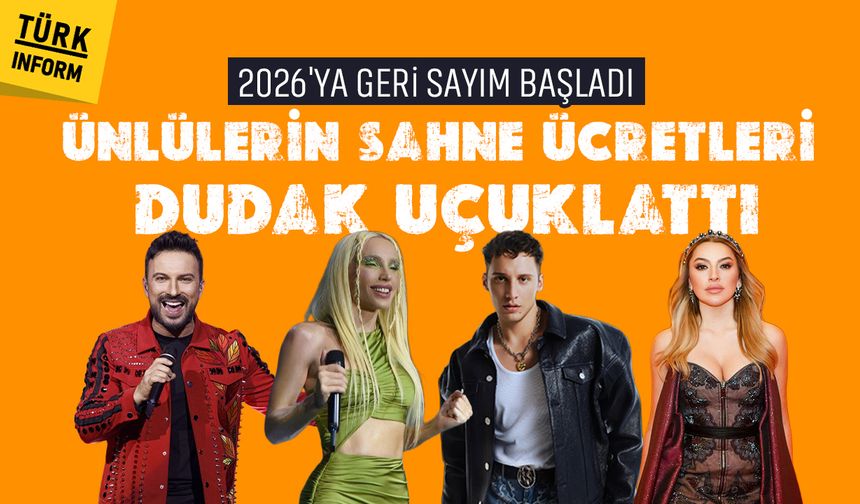 2026 Yılbaşında hangi sanatçı hangi sahnede çıkacak? Ünlü isimlerin sahne ücretleri dudak uçuklattı!