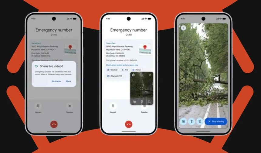 Android, acil durumlarda canlı video dönemini başlattı