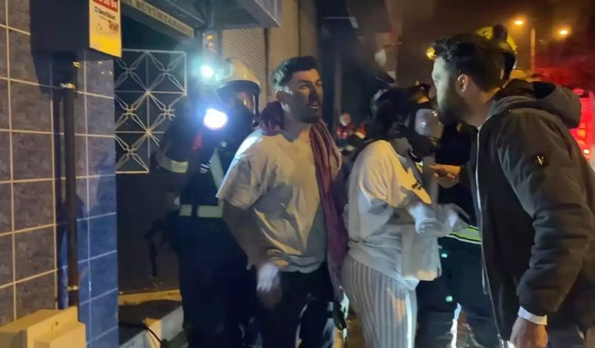 Aydın'da korku dolu anlar: Depo yangını binayı dumanla kapladı