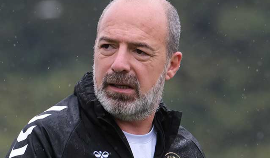 Giresunspor Teknik Direktörü Önder Deniz Kolgu: "Vazgeçmek diye bir şey yok"