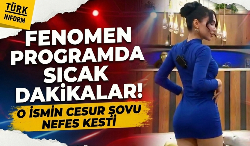 Fenomen programda sıcak dakikalar! O ismin cesur şovu nefes kesti: Stüdyodaki anlar olay oldu