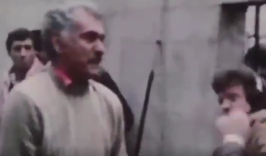 Yılmaz Güney'in film setinde oyuncuya saldırdığı görüntüler ortaya çıktı