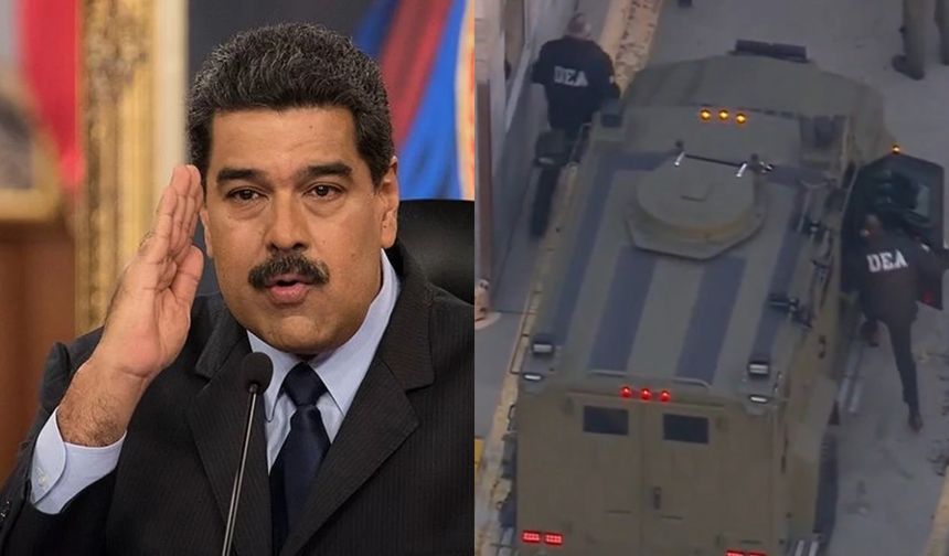 Maduro, yargılanmak üzere ABD mahkemesine götürülüyor