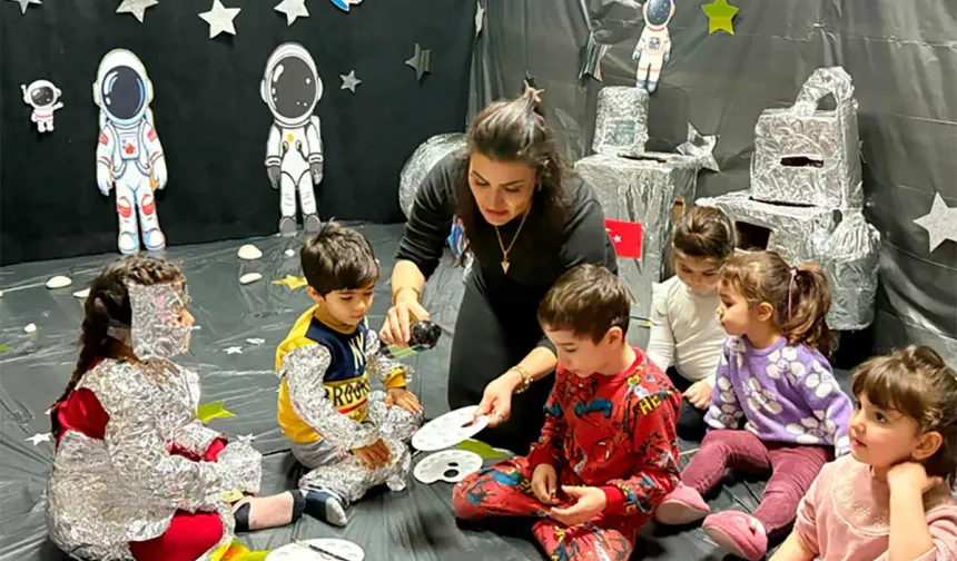 Minik astronotlar Sincan’da uzayla tanıştı
