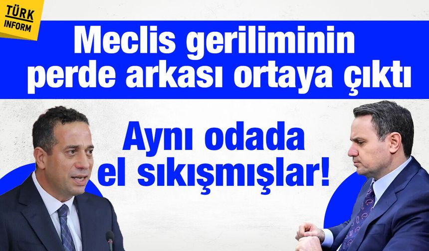 Meclis geriliminin öncesi ortaya çıktı: Aynı odada el sıkışmışlar!