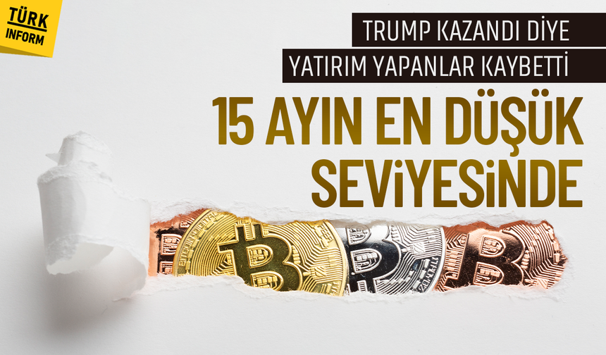 Bitcoin adeta çakıldı: Son 15 ayın en düşük seviyesine geriledi