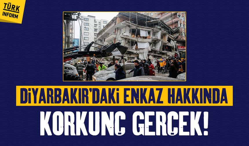 Diyarbakır'daki enkaz hakkında korkunç gerçek!