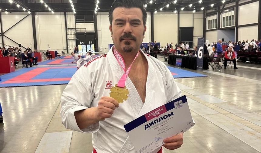 Düzceli sporcu Sabri Kıroğlu Rusya’da şampiyon oldu
