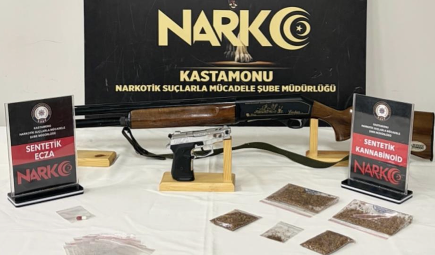 Kastamonu’da uyuşturucu operasyonu: 5 şüpheli gözaltına alındı