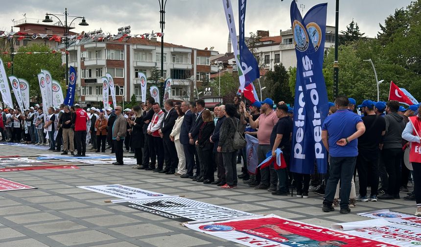 Burdur'da 1 Mayıs çoşkusu