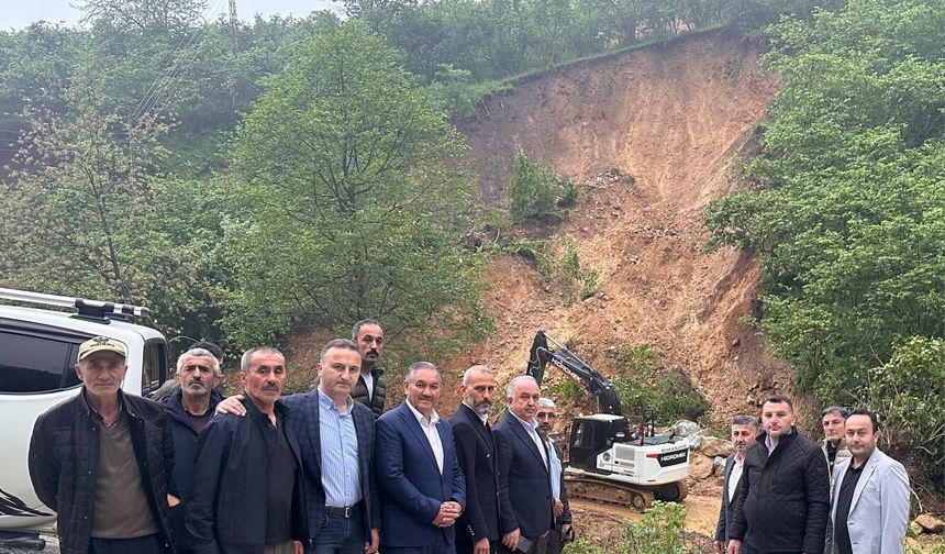 Giresun'da heyelan alarmı!