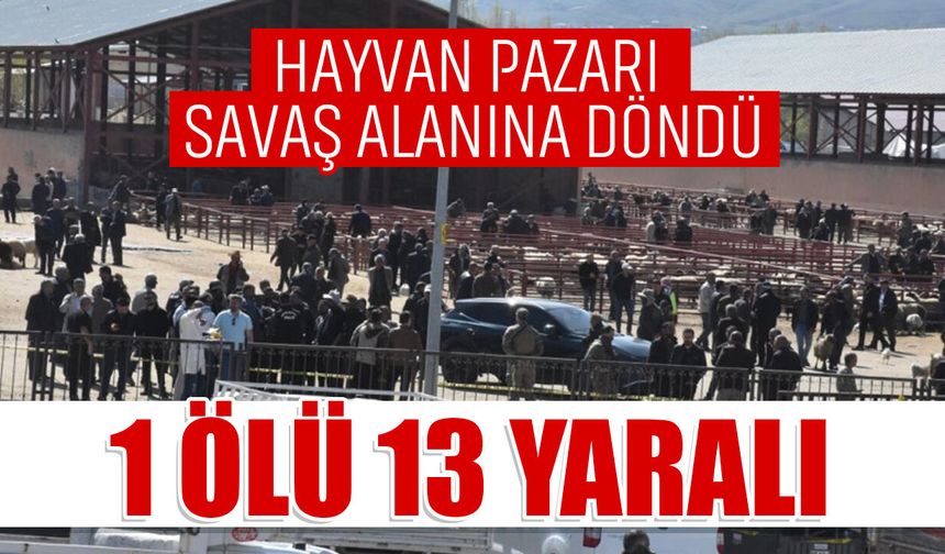 Van'da hayvan pazarında silahlı kavga: 1 ölü, 13 yaralı!