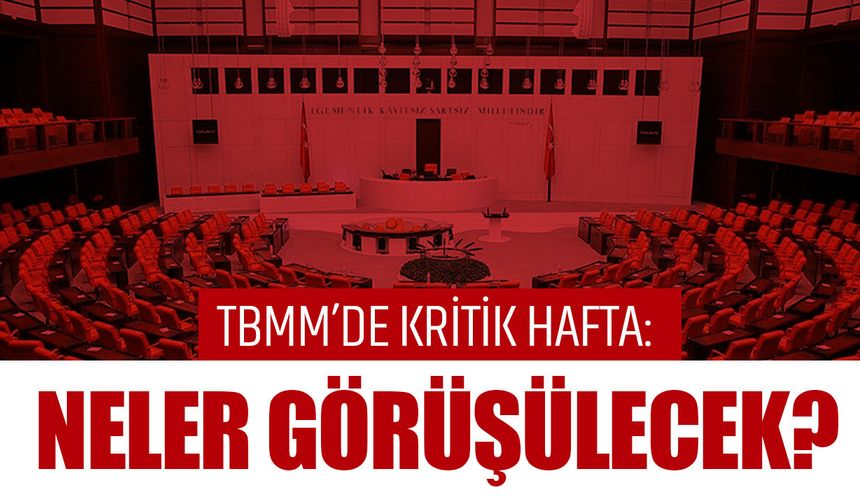 TBMM'de kritik hafta! Tartışma yaratacak düzenlemeler peş peşe geliyor