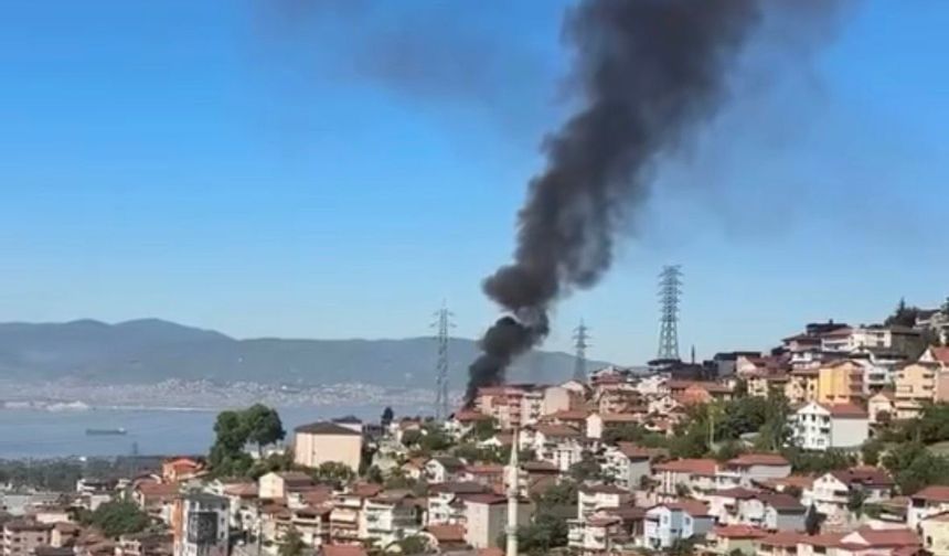 İzmit'te küle dönen evde kundaklama şüphesi