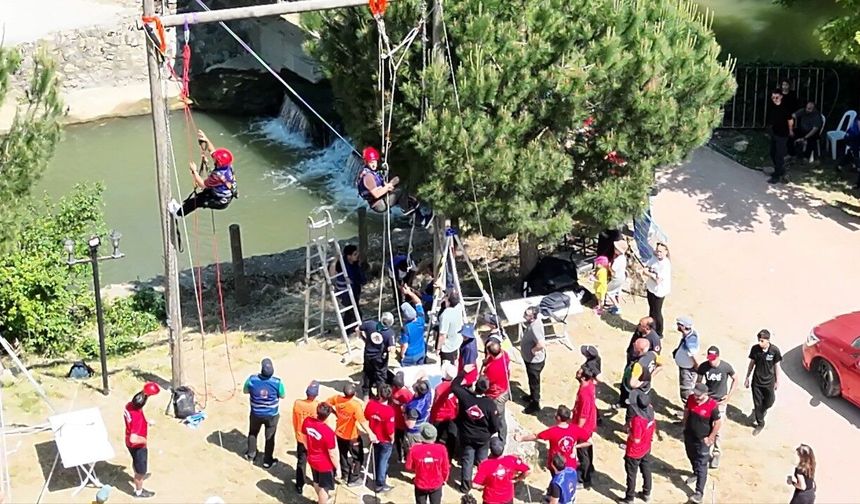 Kocaeli'nde örnek nitelikte afet eğitim kampı