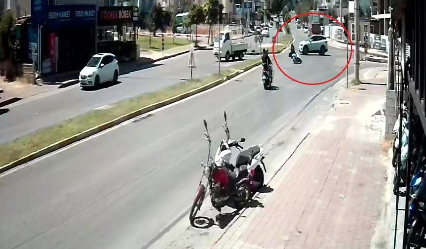 Çocuklarını okuldan almak için yola çıkan anne, motosikletiyle yaptığı kazada hayatını kaybetti