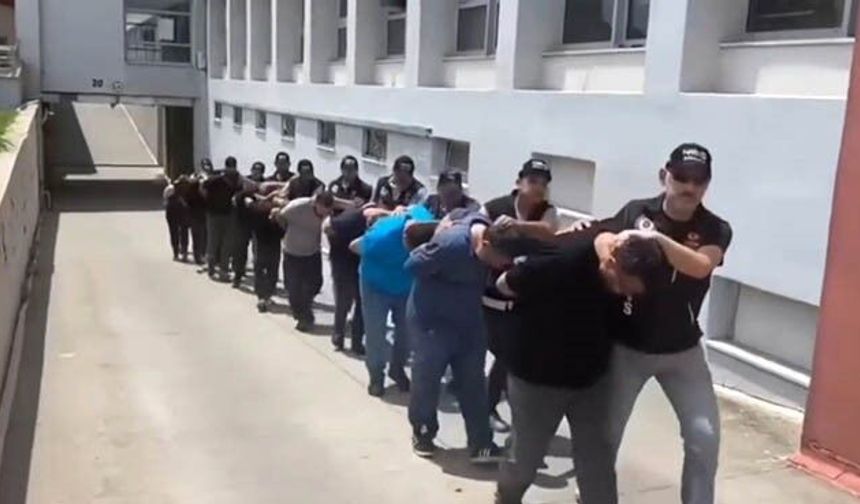 Adana'da dev narkotik operasyonu: 58 tutuklama
