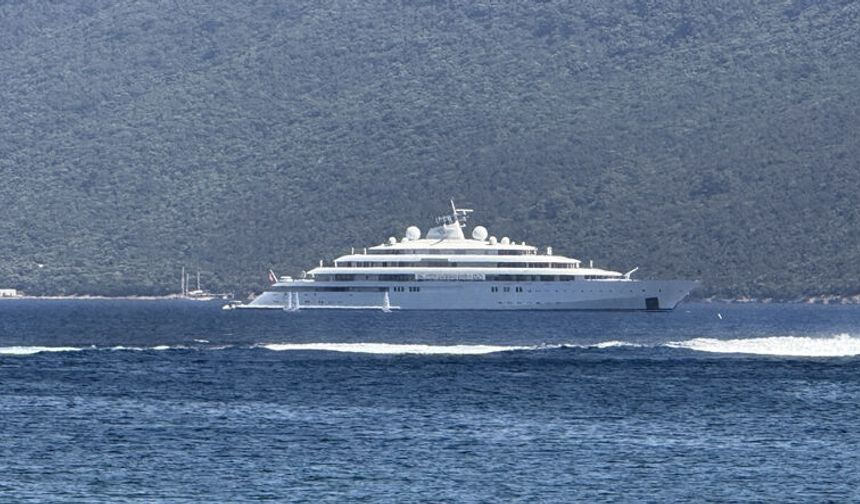 150 milyon dolarlık denizlerin sarayı Bodrum'a demir attı
