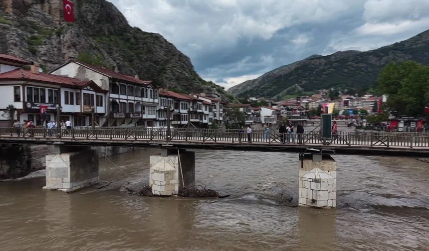 Amasya'da yüzyılların taş köprüsü