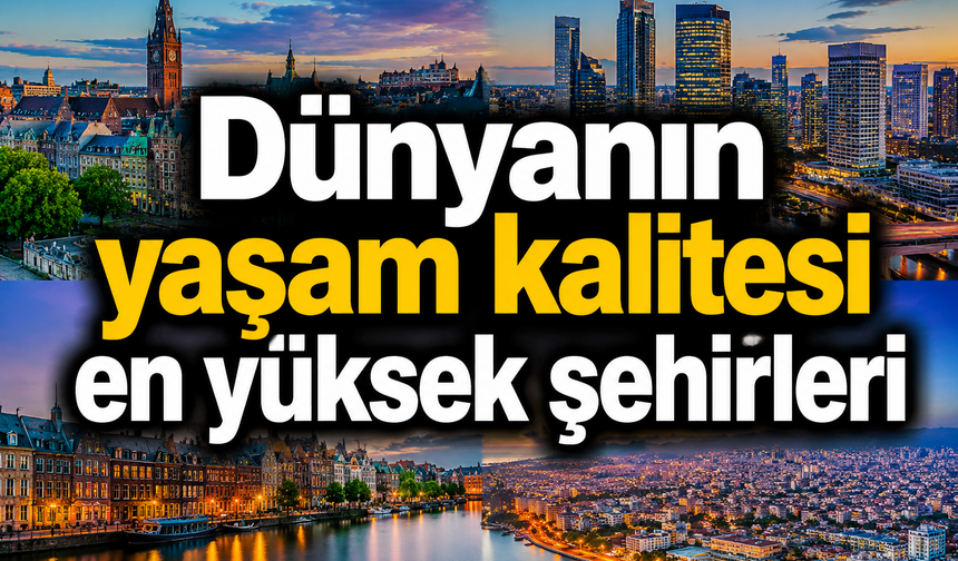Dünyanın yaşam kalitesi en yüksek şehirleri açıklandı: Türkiye'den 5 şehir listede