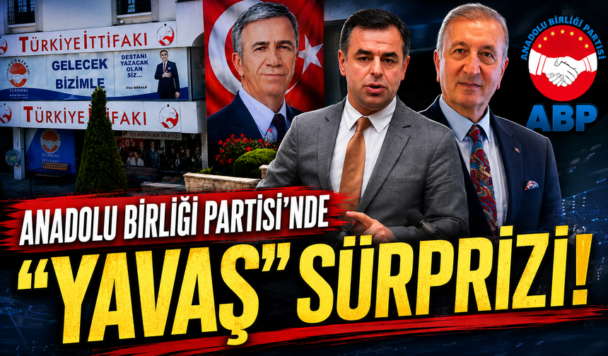 Barış Yarkadaş duyurdu: Anadolu Birliği Partisi'nde "Yavaş" sürprizi!