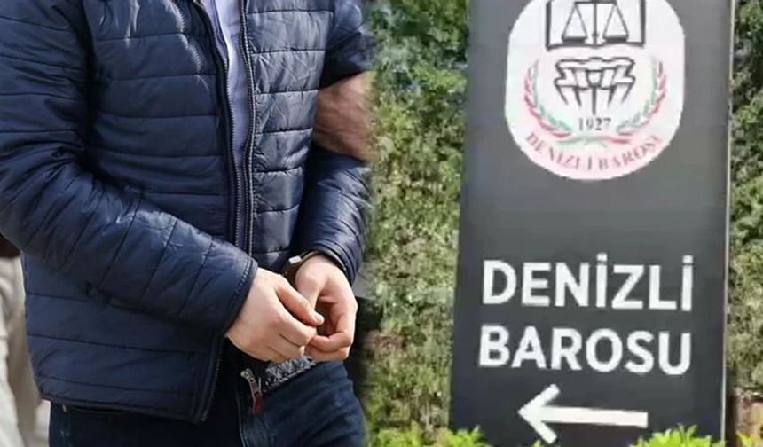Denizli Baro Başkanı ve çok sayıda avukata gözaltı