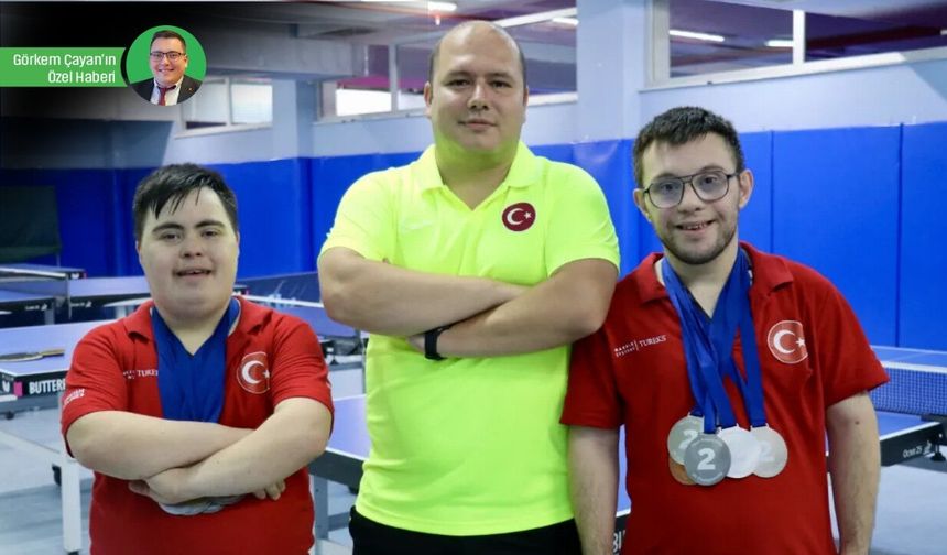 Down sendromlu milli masa tenisçilerin hedefi dünya şampiyonluğu!