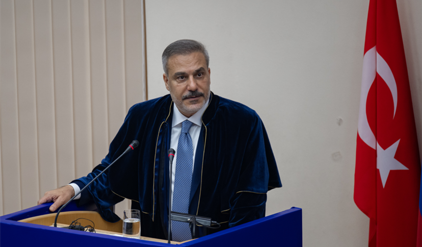 Bakan Fidan’a fahri doktora: "Avrupa güvenlik mimarisinde Rusya dışlanamaz"