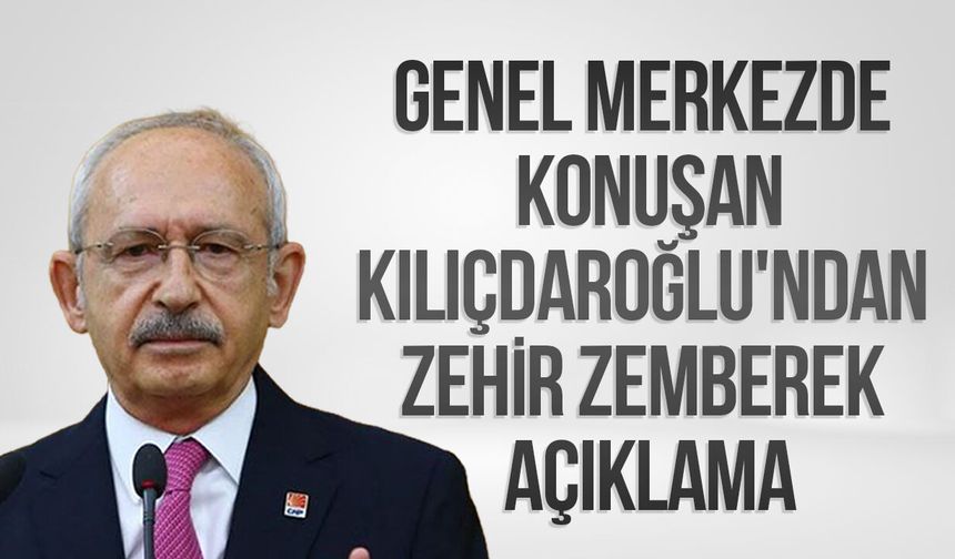 Kılıçdaroğlu, grup toplantısı krizinin ardından konuştu: "Kirli olanların tamamının işine son vereceğiz"