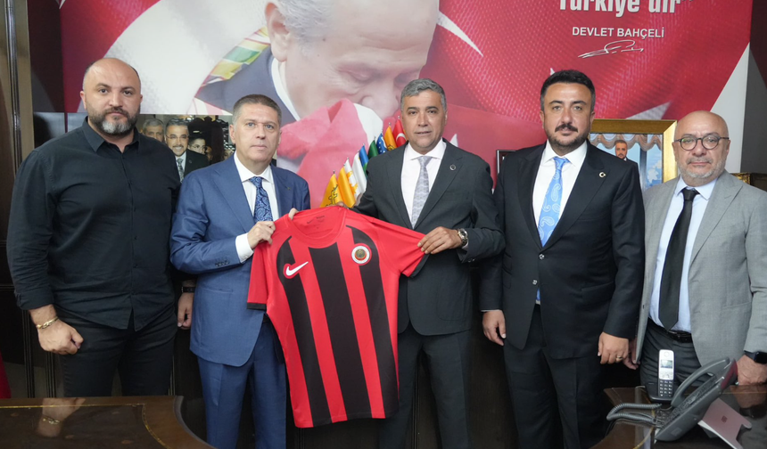 Gençlerbirliği yönetiminden MHP Ankara İl Başkanlığı'na dikkat çeken ziyaret